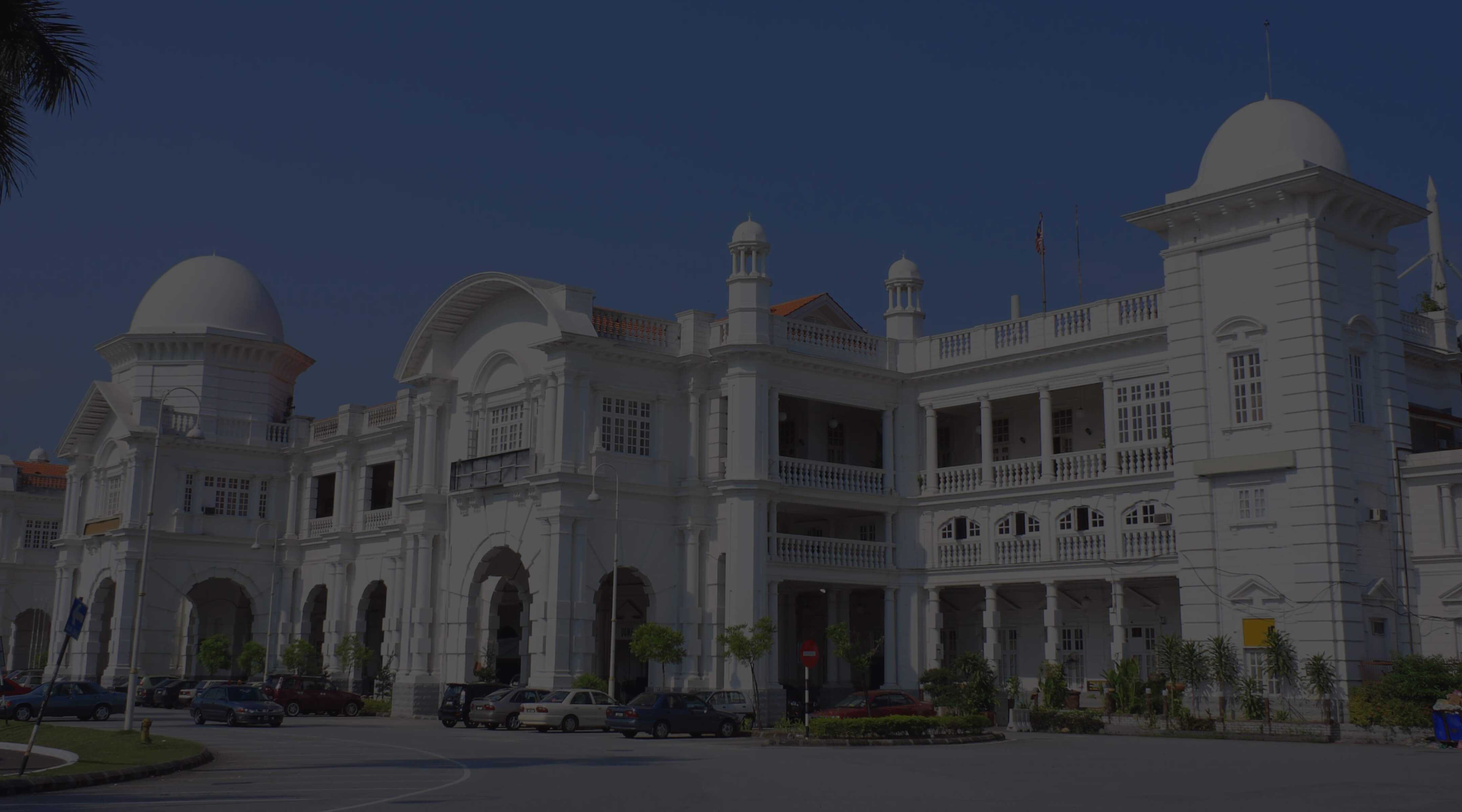White architecture building in Ipoh